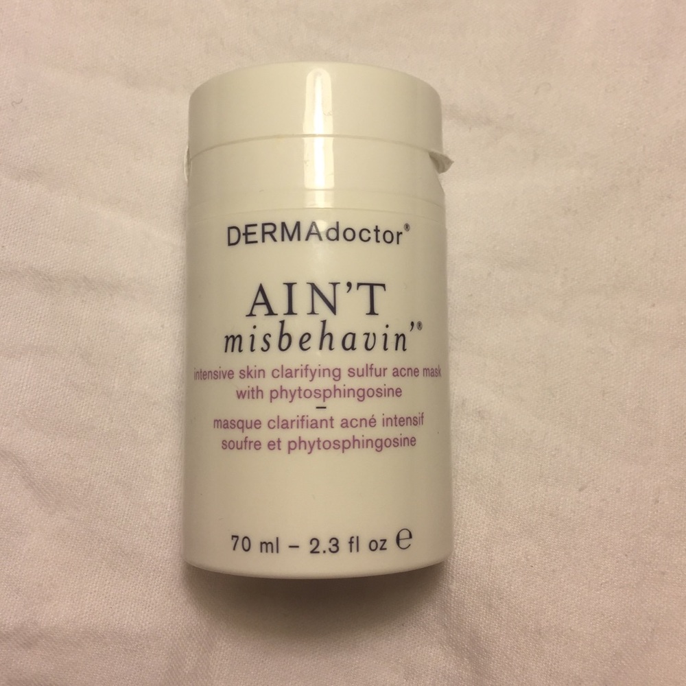Ain't Misbehavin' DERMAdoctor acne mask