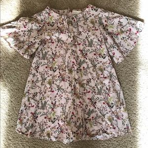 Zara floral romper