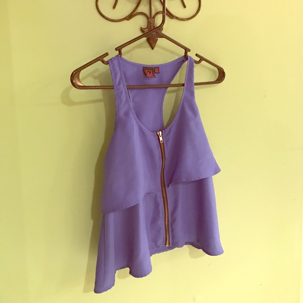 ✨MATERIAL GIRL BLUE ZIP DRESS TANK✨