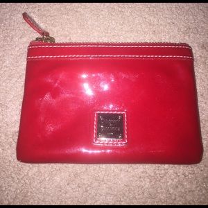 Cherry Red Dooney & Bourne coin purse