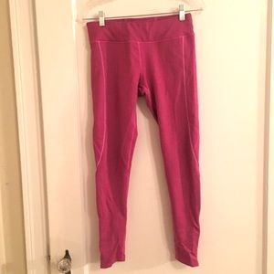 Pink chevron MPG yoga pants
