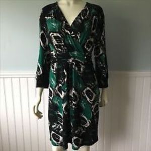 Antonio Melani Abstract Print Dress