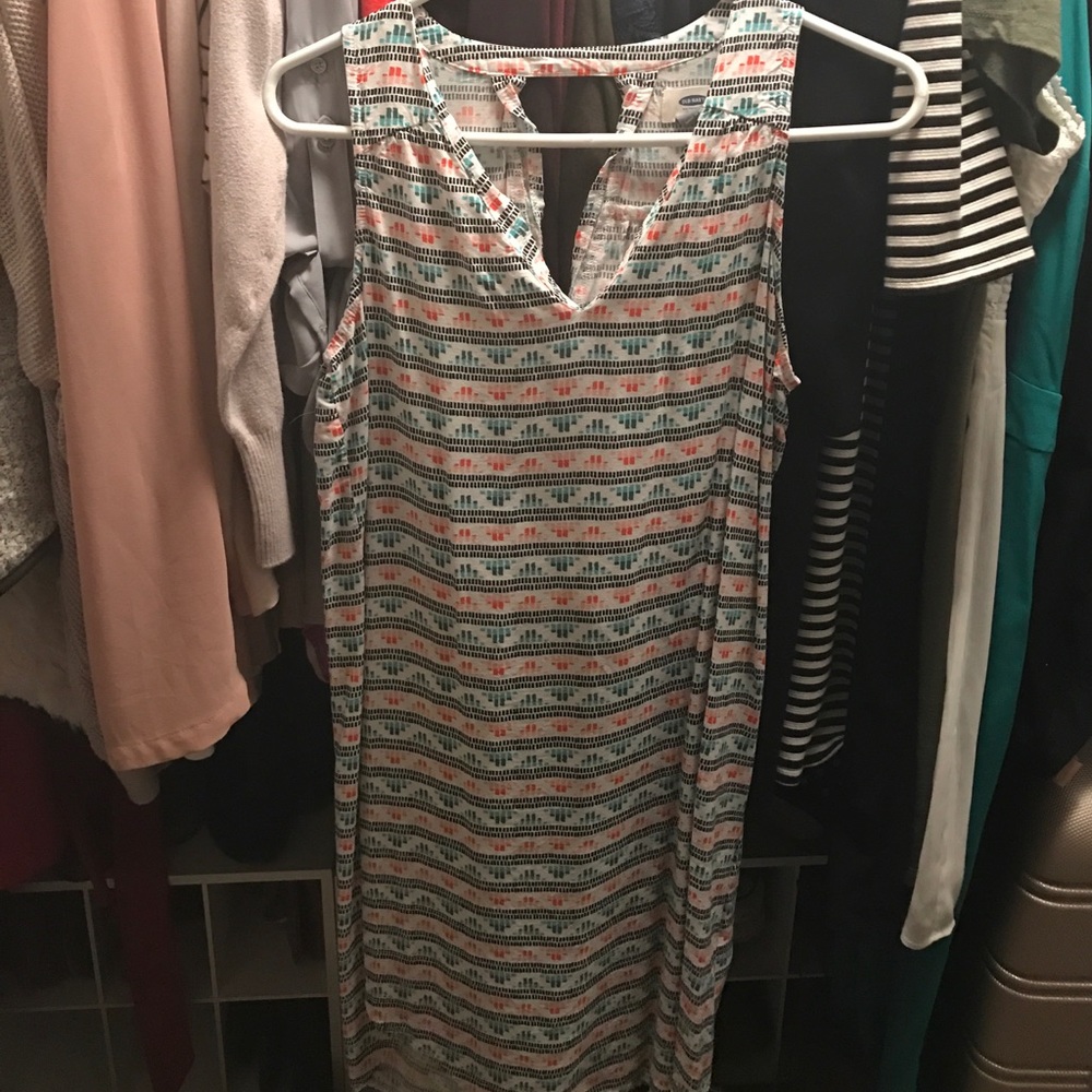 Printed rayon dress