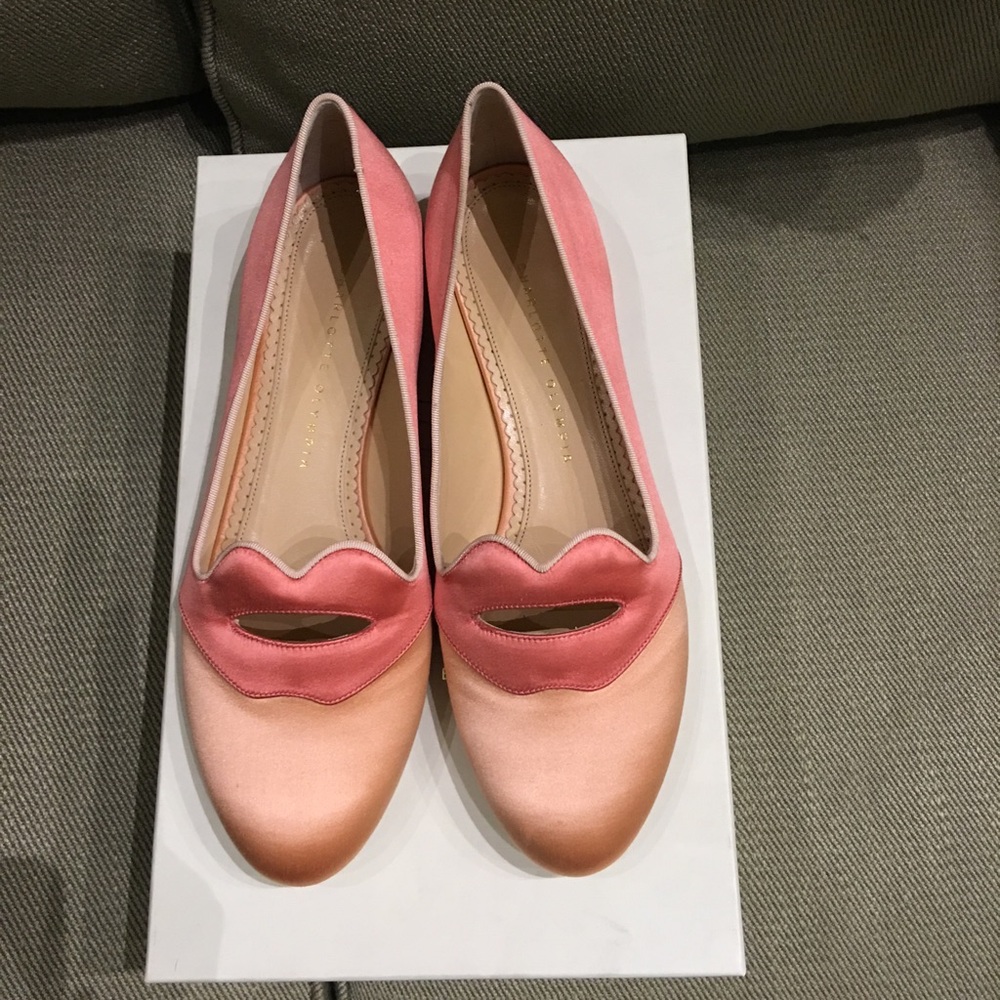 BNWT Charlotte Olympia Bisoux flats