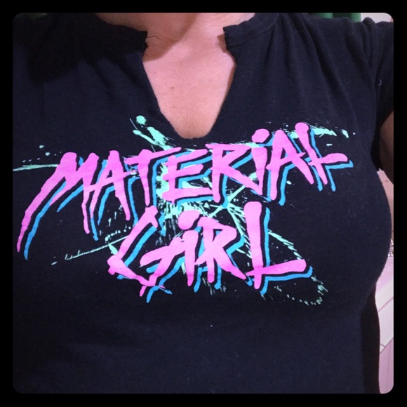 material girl shirt