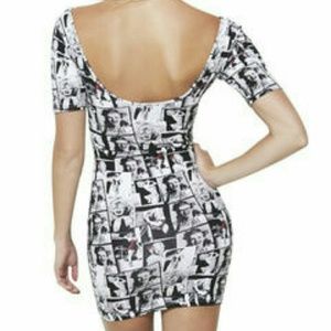 Marilyn Monroe body con dress NWT