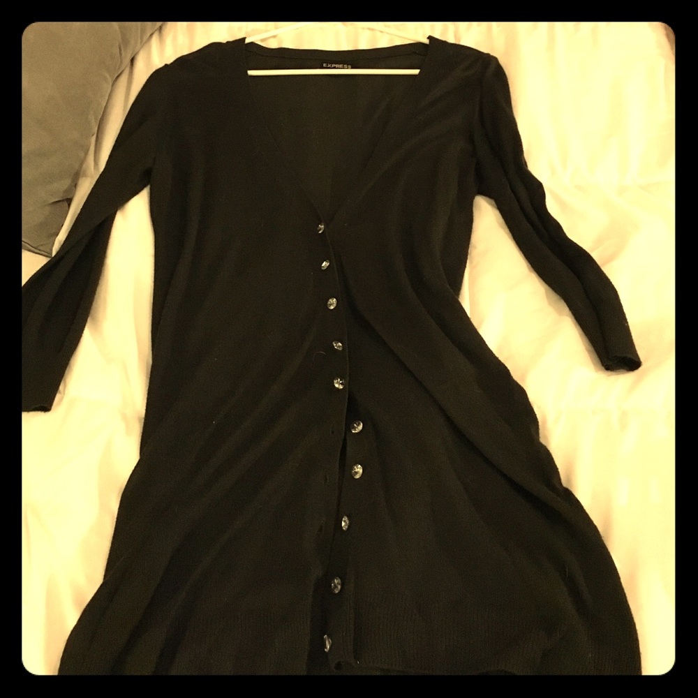 Dark green express cardigan