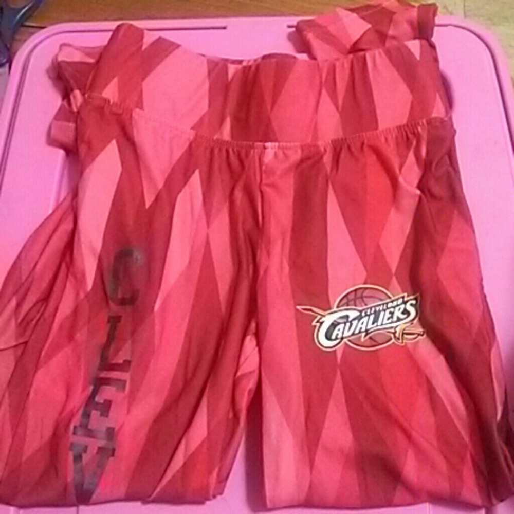 Cleveland cavaliers high waisted leggings small