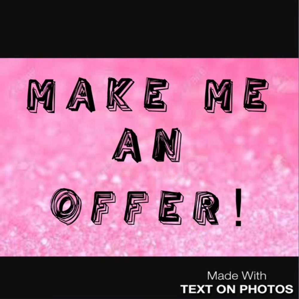 Make me an reasonable offer