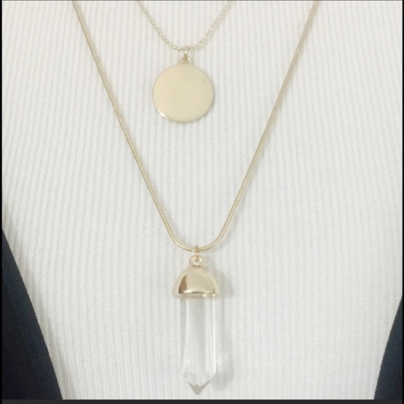 18K Gold Plated Layered Necklace - Picture 4 of 5