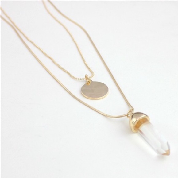 18K Gold Plated Layered Necklace - Picture 5 of 5