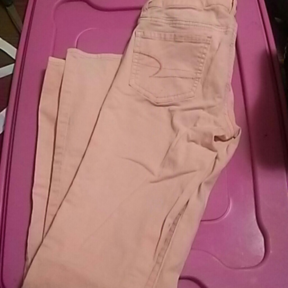 American eagle coral jeans 0