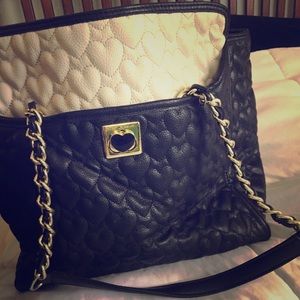 Large black Betsy Johnson Purse