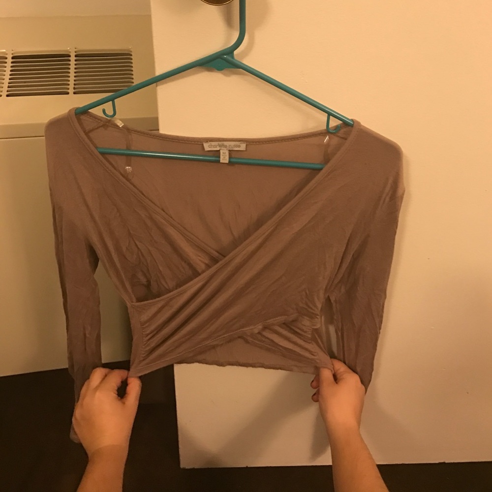 Crisscross crop top