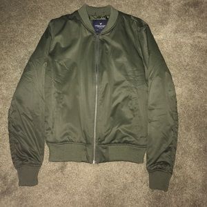 army green womens bomber jacket
