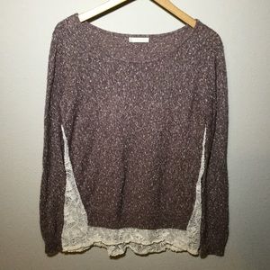 Nordstrom Hinge lace back sweater Nordstrom Hinge lace back sweater
