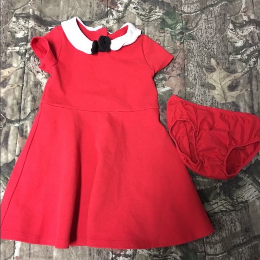 Gymboree girls size 3T red Olivia dress