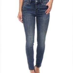 Free people high waisted skinny ankle jeans