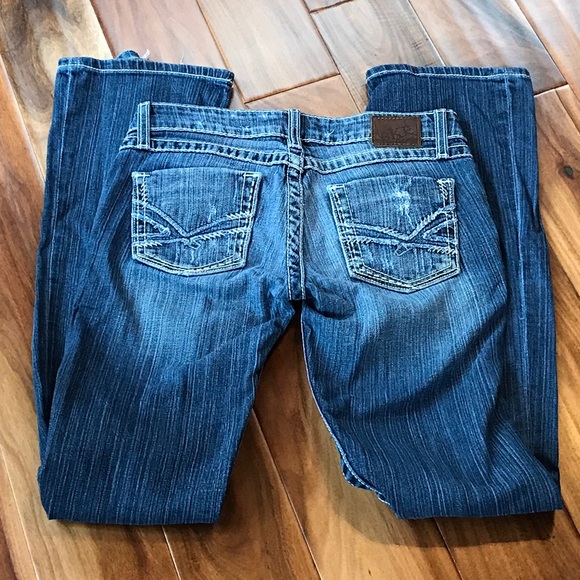 BKE Denim - Sale❤️ BKE very distressed boot cut jeans