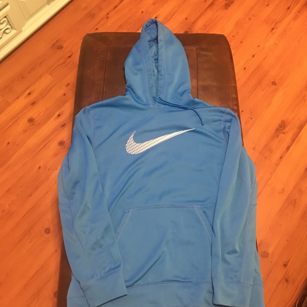 Nike Blue Large Therma-Fit hoodie sweatshirt