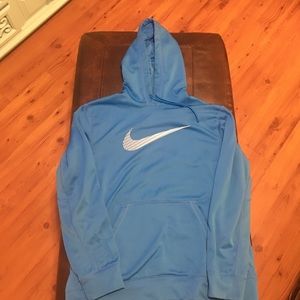 Nike Blue Large Therma-Fit hoodie sweatshirt