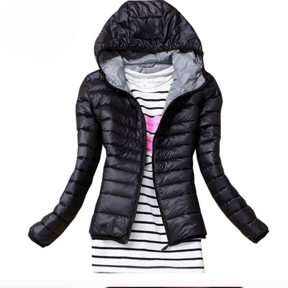 Jackets & Blazers - New with tags Black puffer jacket!