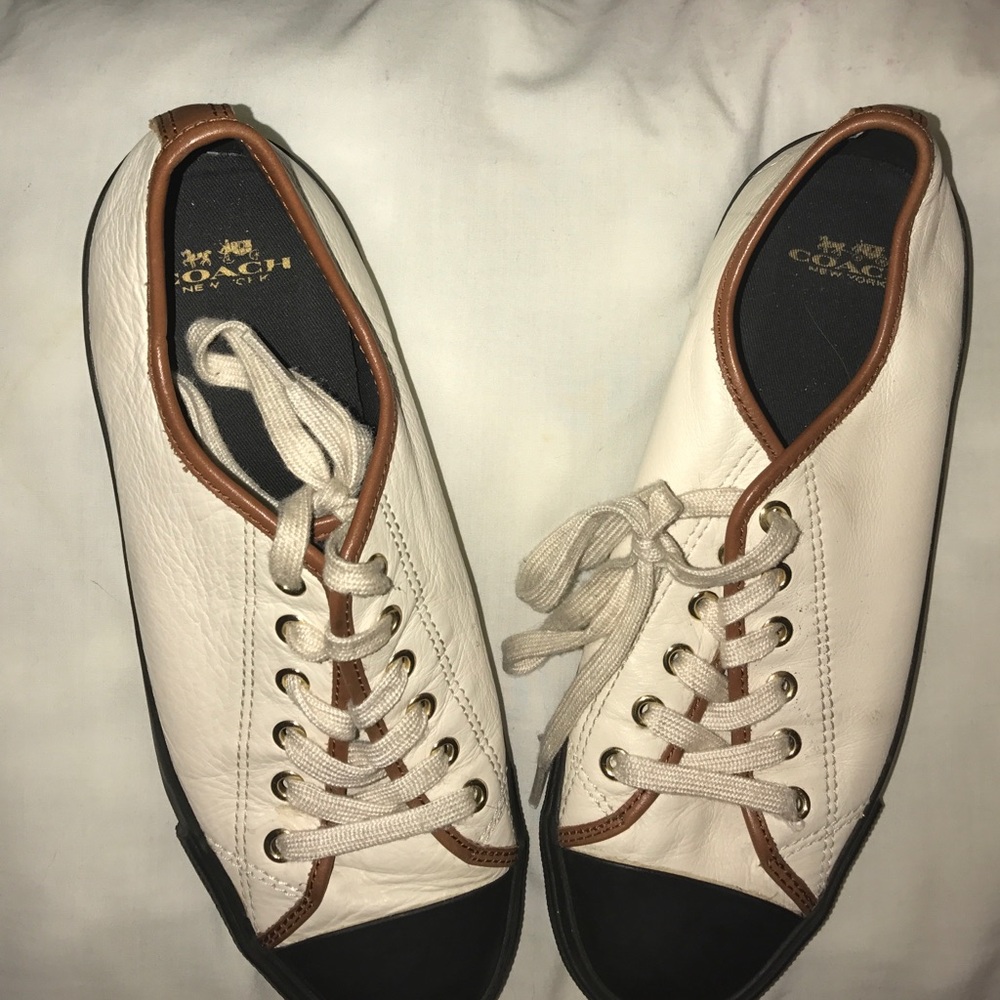 COACH leather sneakers