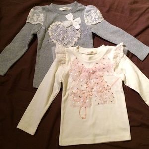 💞Final Markdown💕2 NWOT cute long sleeve tops