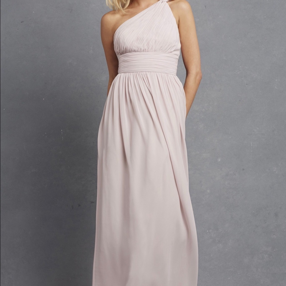 Bridesmaids Chiffon Dress - Pink - Size 2
