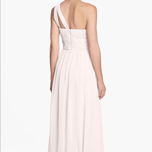 Bridesmaids Chiffon Dress - Pink - Size 2 - Picture 2 of 3