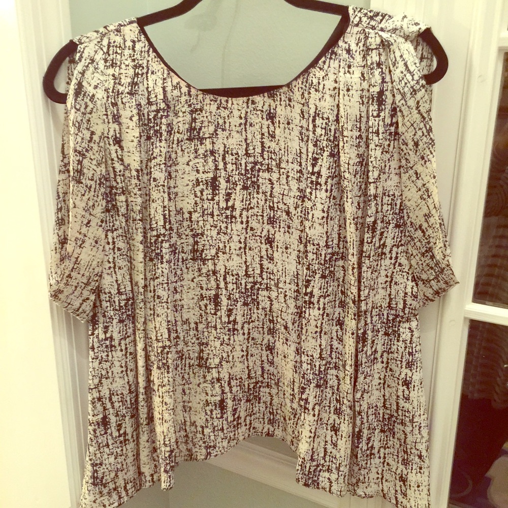 Anthropologie Silk Top