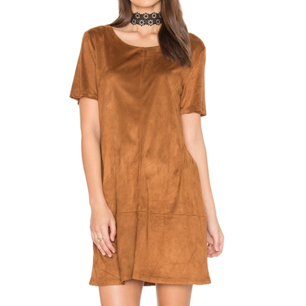 Ivy Suede Shift Dress