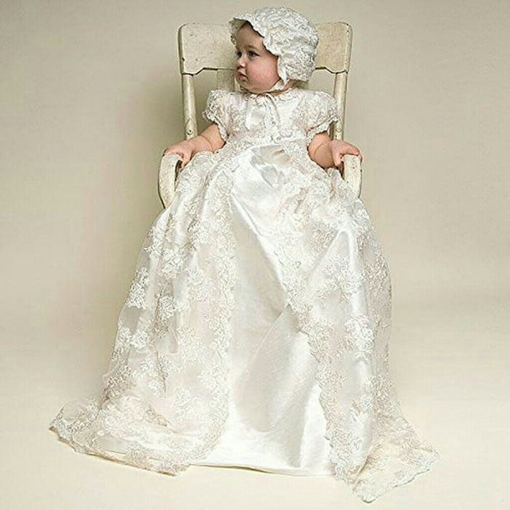 FINAL 20% taken off! Christening Gown, incl bonnet