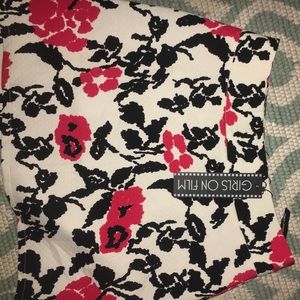 Asos Girls on Film quilted floral mini skirt