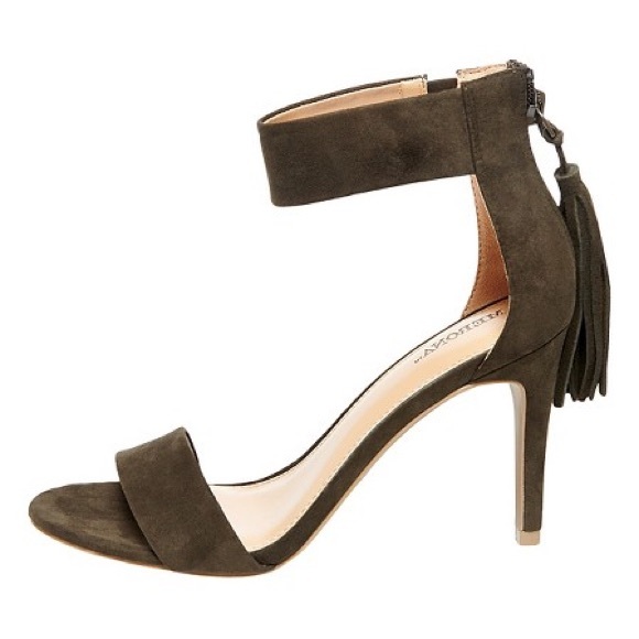 Merona Shoes - Olive Green Heeled Sandals