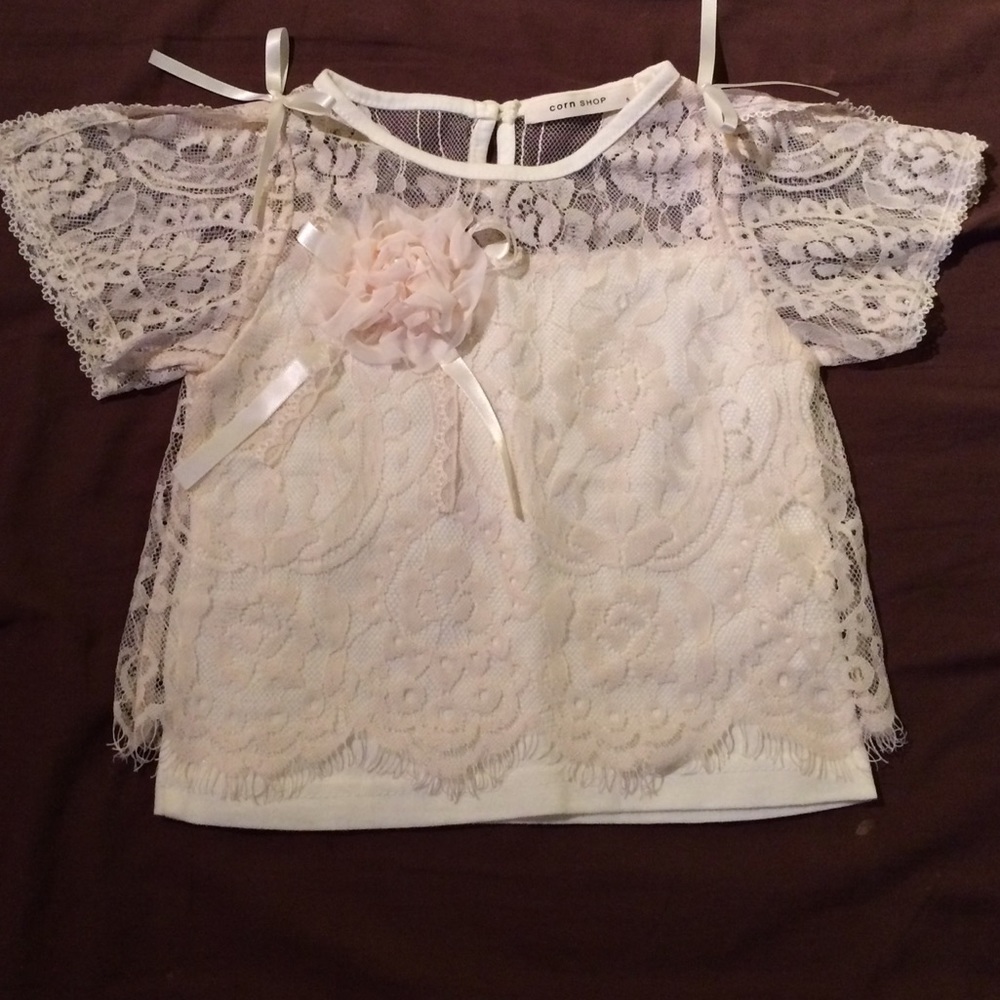 💞SALE💕NWOT cute lace top!!
