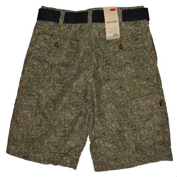 LEVI'S Men's Squad Cargo Relaxed CAMO Shorts 31 - Picture 2 of 2