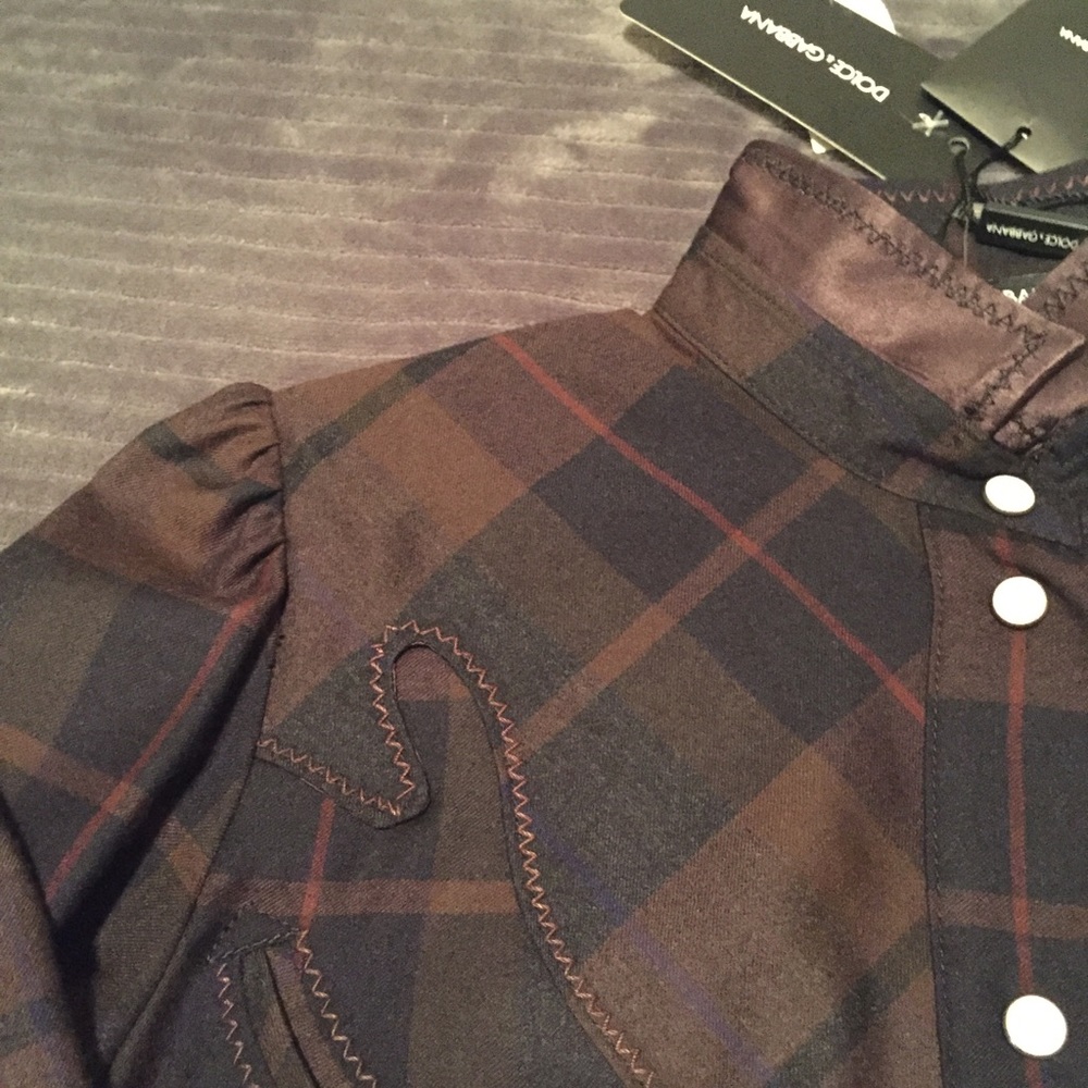 Dolce & Gabbana - Virgin wool western cut blouse