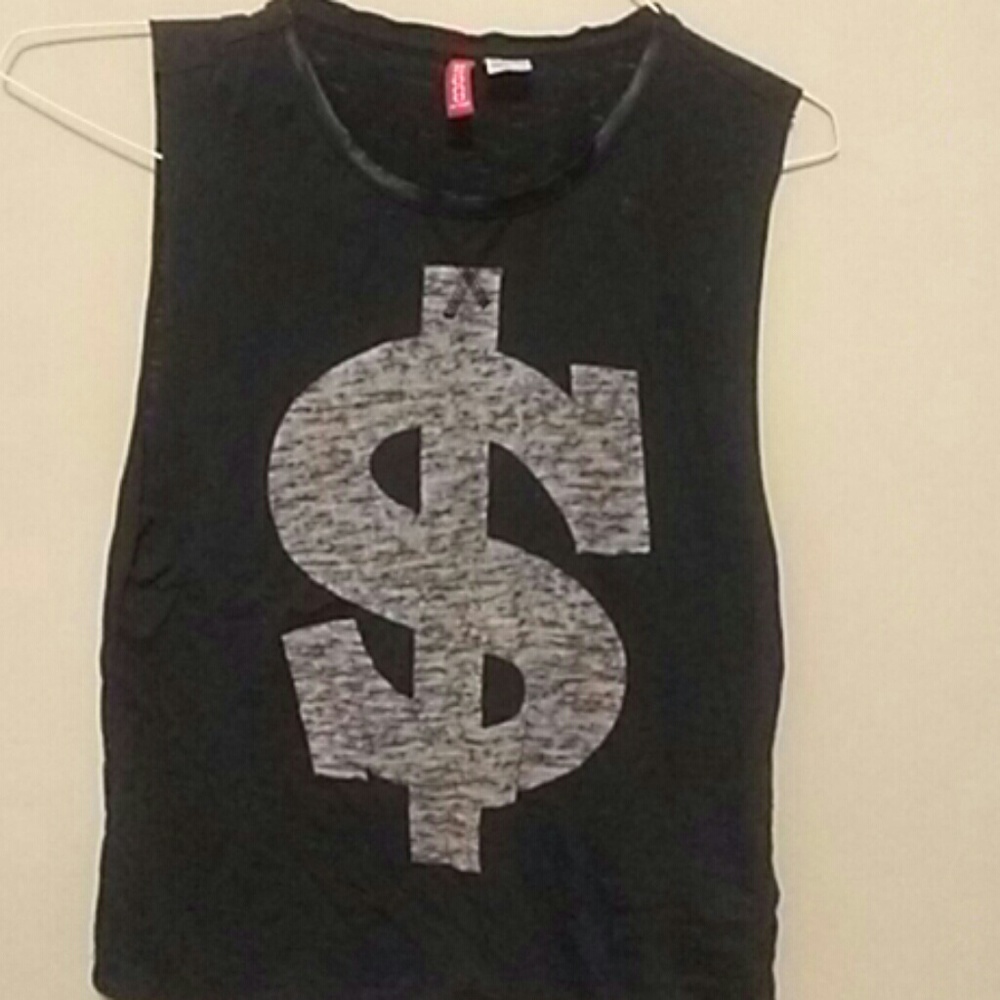 H&M money burnout tee 4