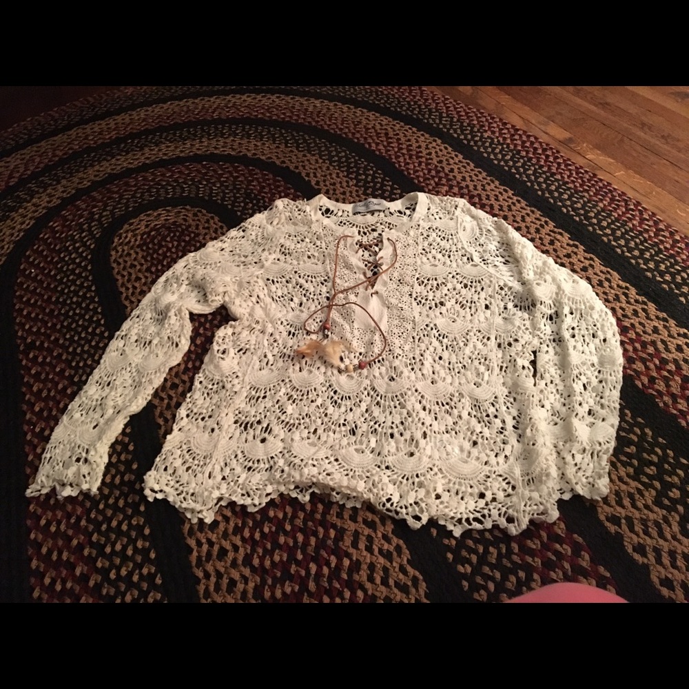 Lace/ Crochet top BoHo