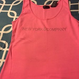 Sequin New York and Co tank top
