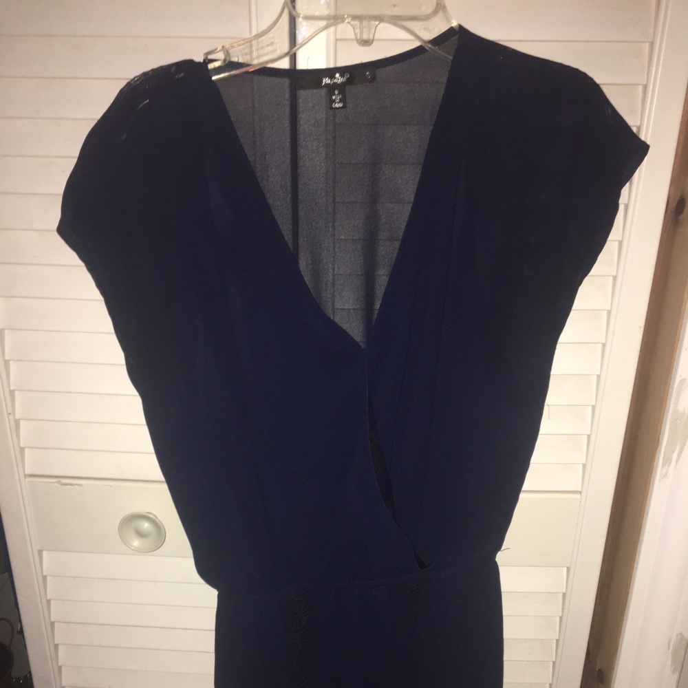 Simple dark blue romper