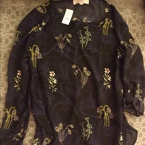 LOFT Floral blouse