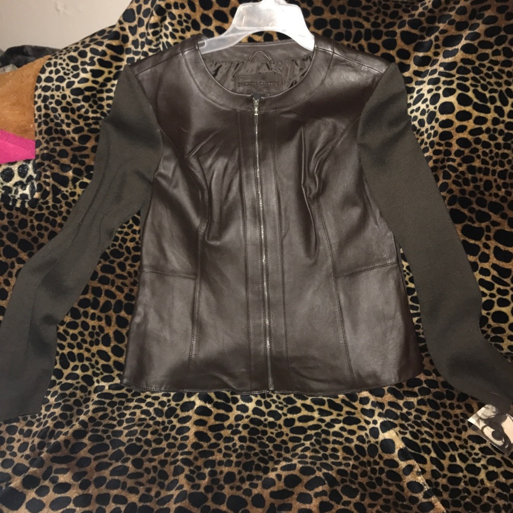 Jaclyn Smith leather jacket
