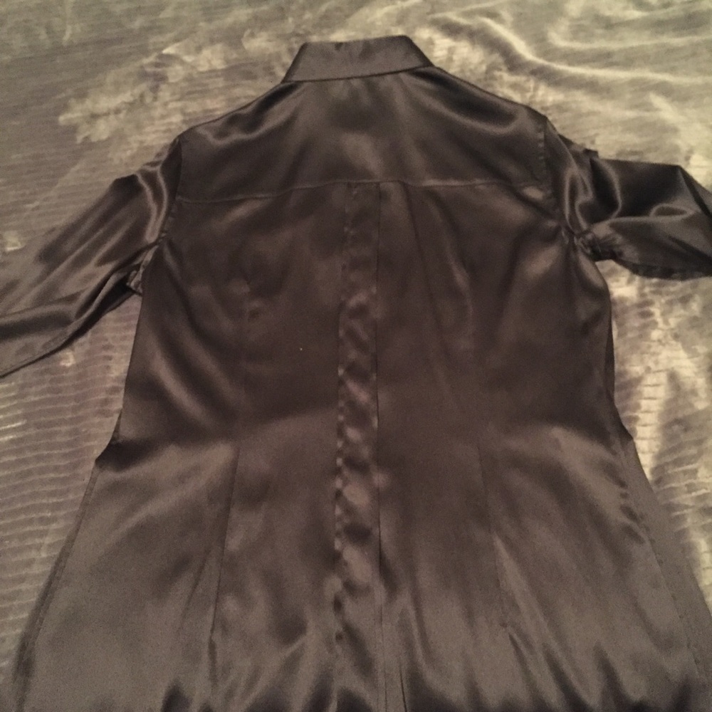 Dolce & Gabbana - Black silk button up blouse - Picture 5 of 7