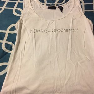 Sequin New York and Co tank top