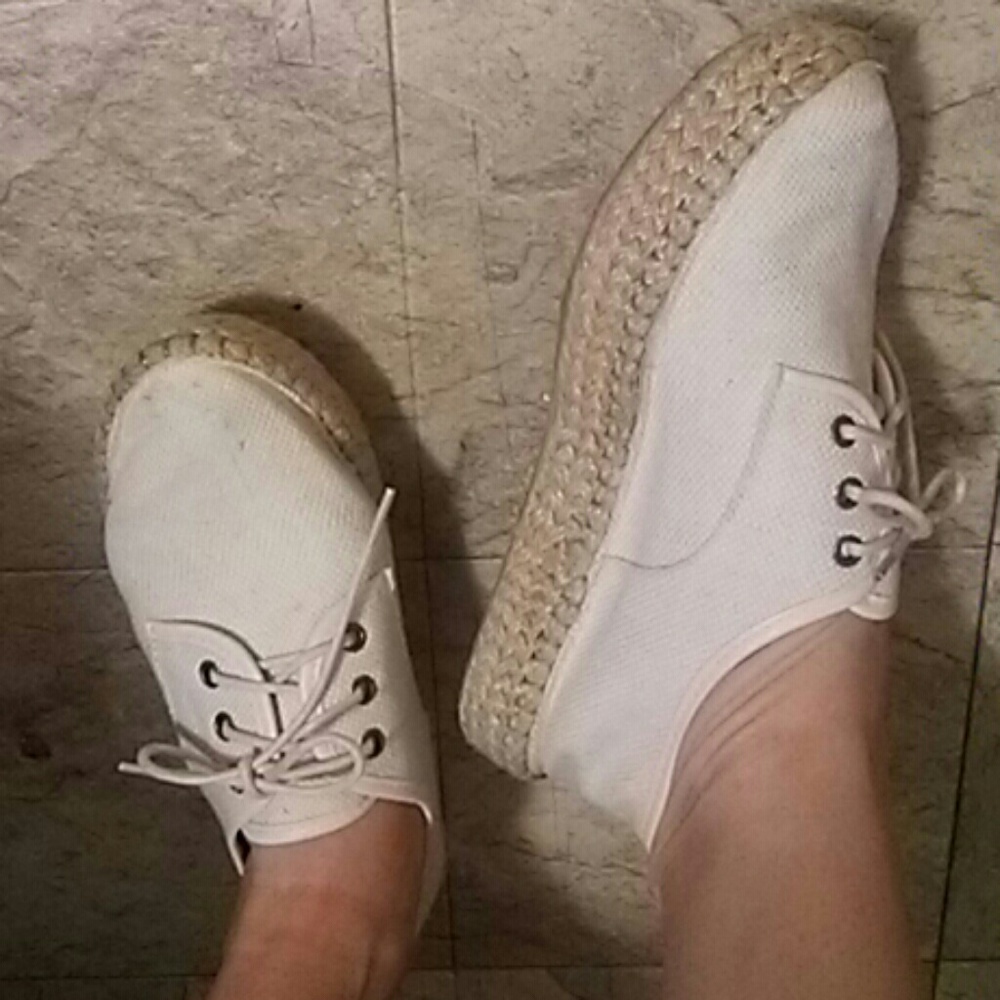 Chunky espradrilles shoes 6.5