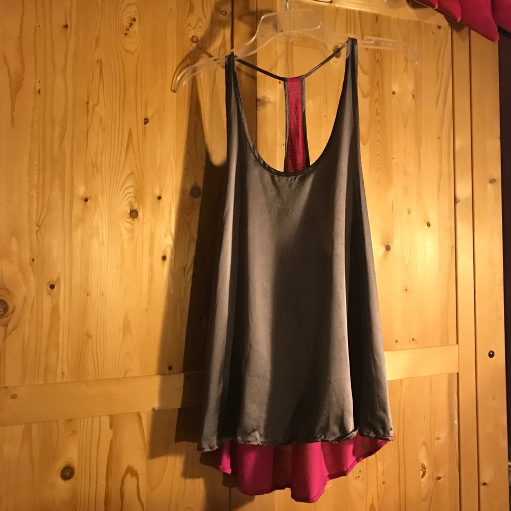 Pink and Gray Tank