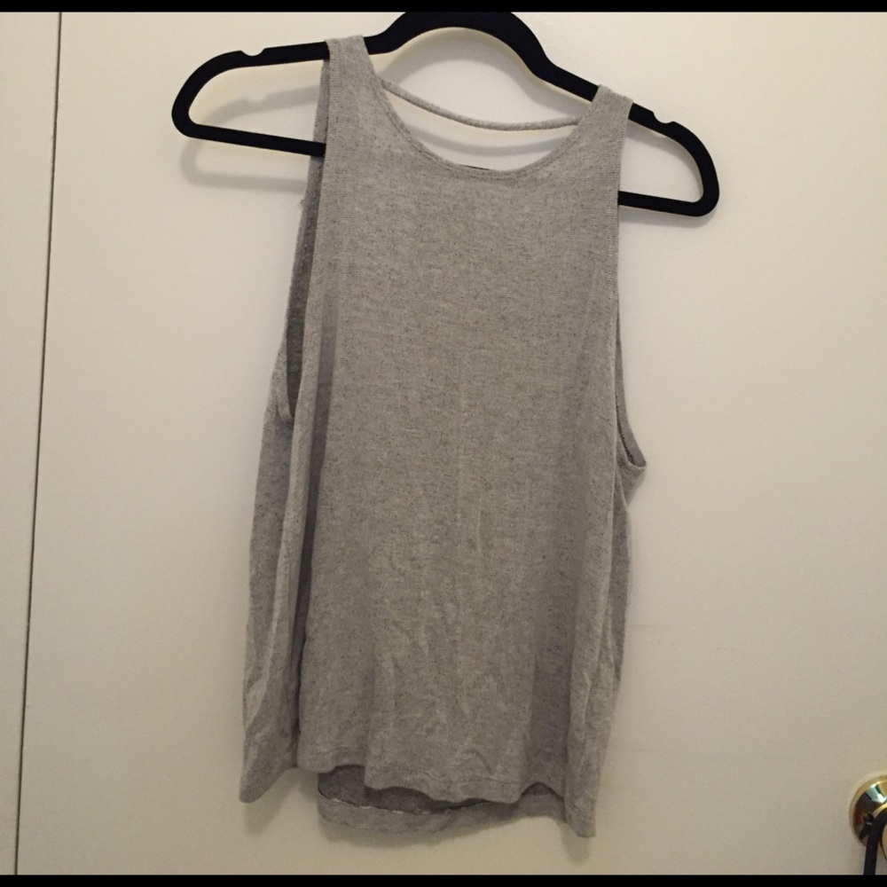 Open back tank