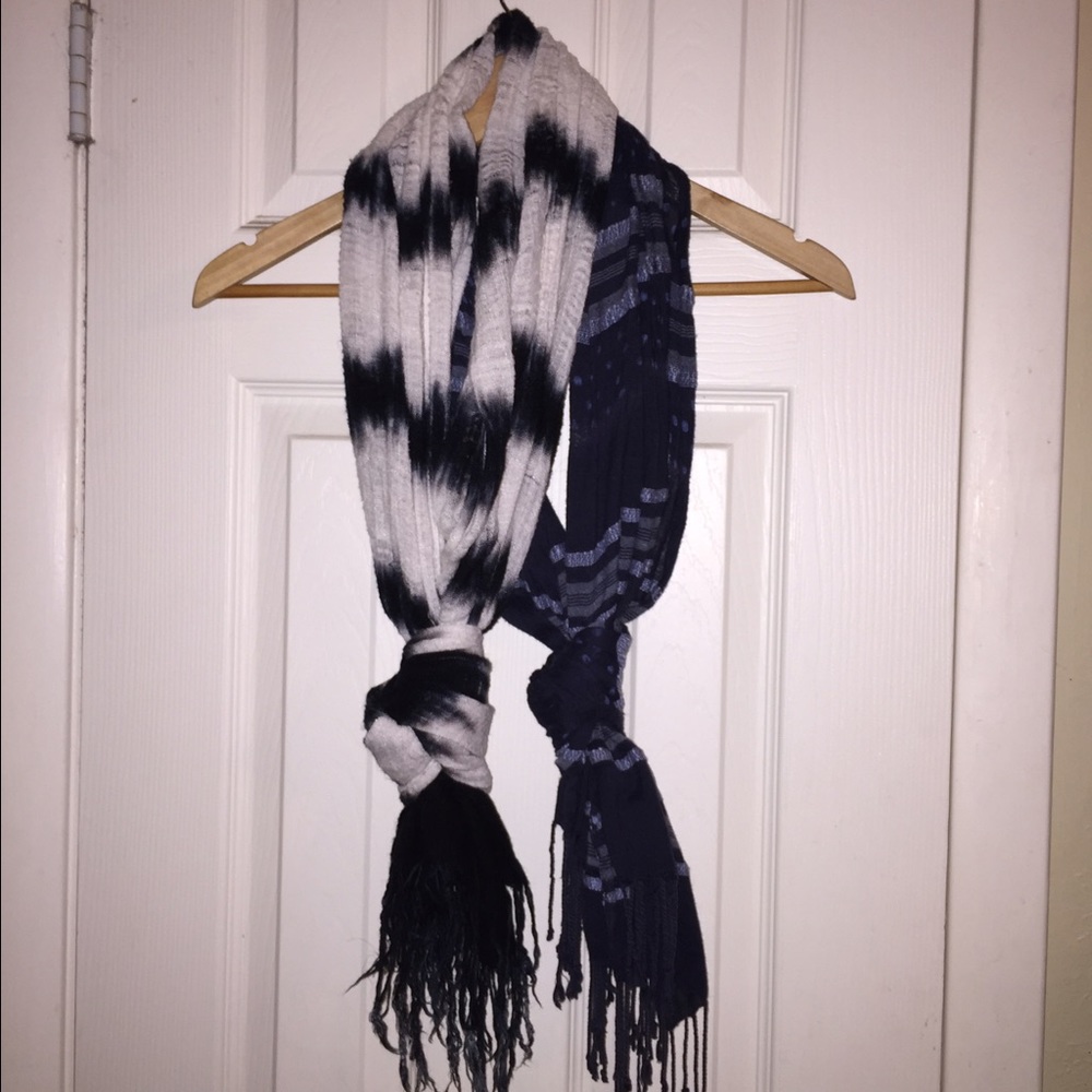 Two light scarves for the price of one.